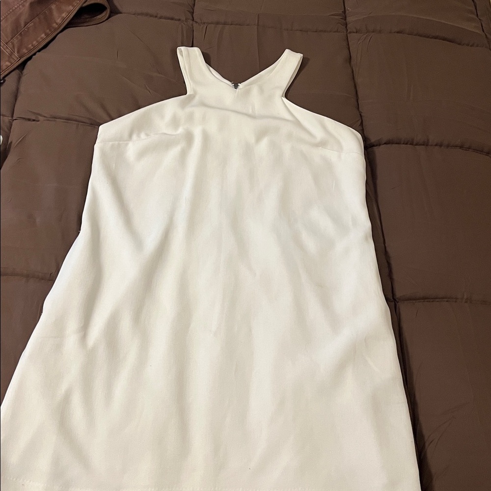 Bar III Cream Sleeveless Top